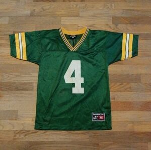Vintage Brett Favre #4 Green Bay Packers Jersey Logo Athletic YOUTH Medium